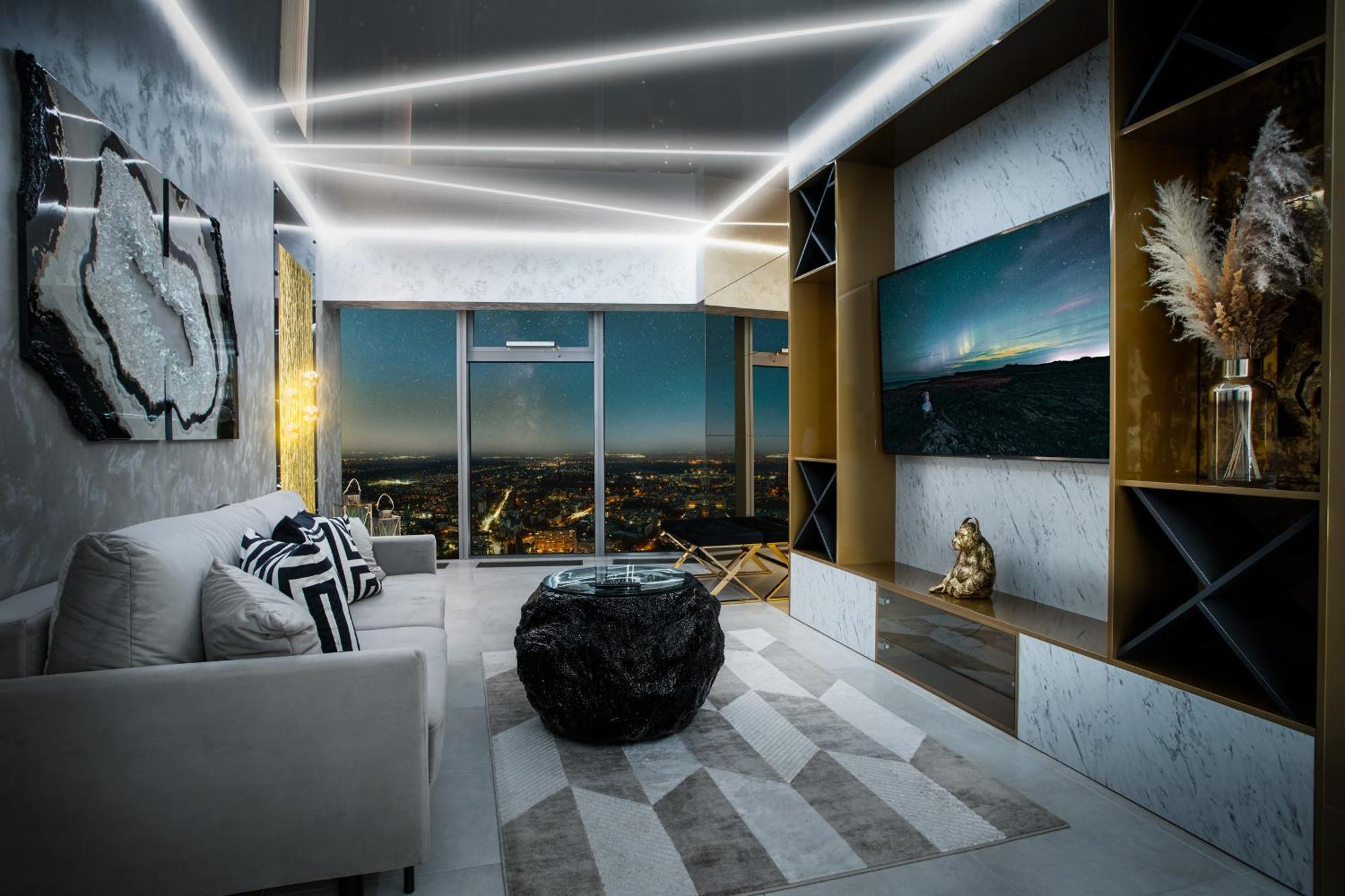30Th+ Floor Apartments In Sky Tower Wroclaw Exterior photo